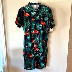 Romper - Pink Flamingo